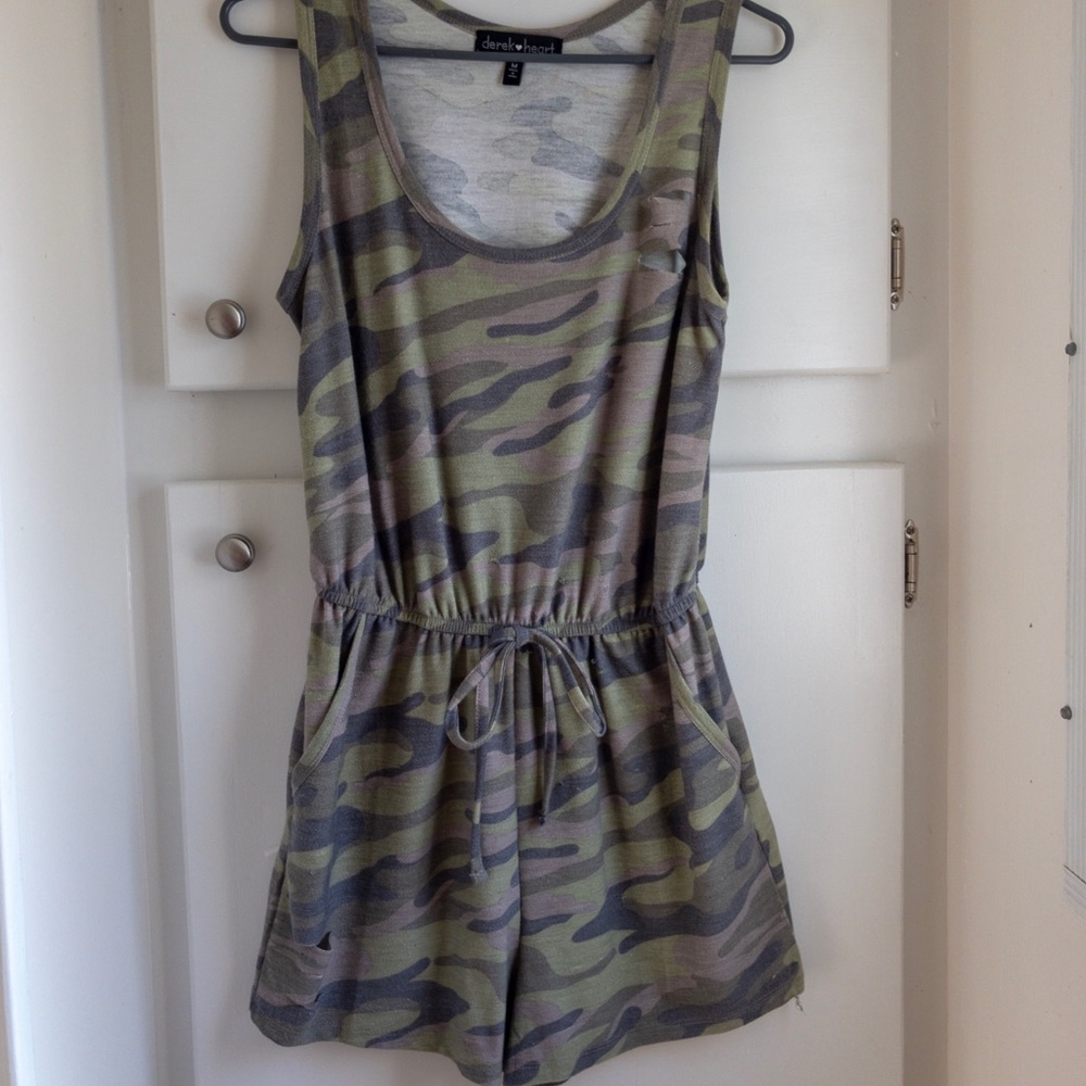 Cute camo romper